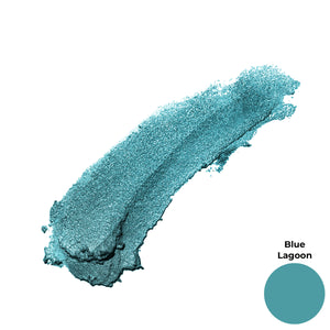 Blue Lagoon Teal Aqua Green Blue Shimmer Finish Cruelty Free Clean Beauty Gel Eyeshadow