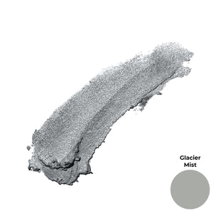 Glacier Mist Silver Gray Shimmer Finish Cruelty Free Clean Beauty Gel Eyeshadow