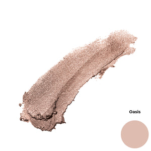 Oasis Peach Pink Shimmer Finish Highlighter Cruelty Free Clean Beauty Gel Eyeshadow