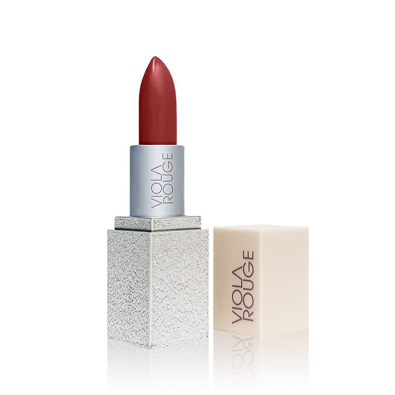 Cherry Festival Earthy Red Satin Finish Cruelty Free Clean Beauty Lipstick