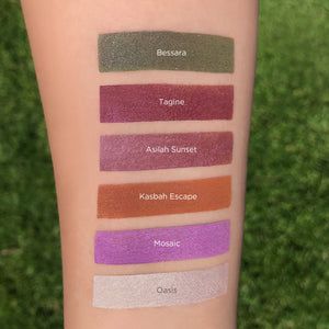 Tagine Berry Purple Shimmer Finish Cruelty Free Clean Beauty Gel Eyeshadow